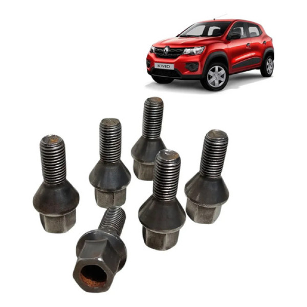 Jogo Porca Roda Renault Kwid 2018 2019 2020 2021 2022 2023