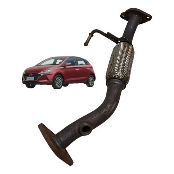 Tubo Flexível Escapamento Hyundai Hb20 1.0 2020 2021 2022 Metal