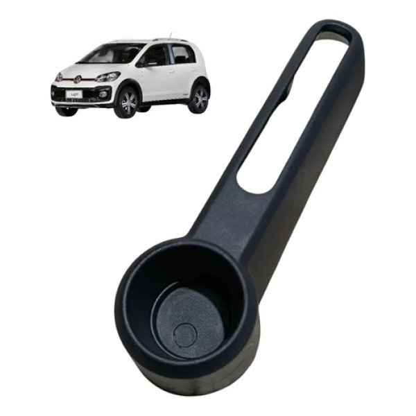 Console Central Porta Copo Vw Up 2015 2016 2017 2018 2020 Cinza-escuro