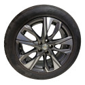 Roda Avulsa Pneu Aro 17 5 Furos Gm Tracker Premier 2021 2023 Diamantada Cinza