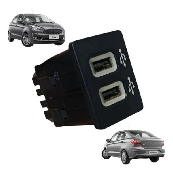Entrada Usb Painel Console Ford Ka 2019 2020 2021