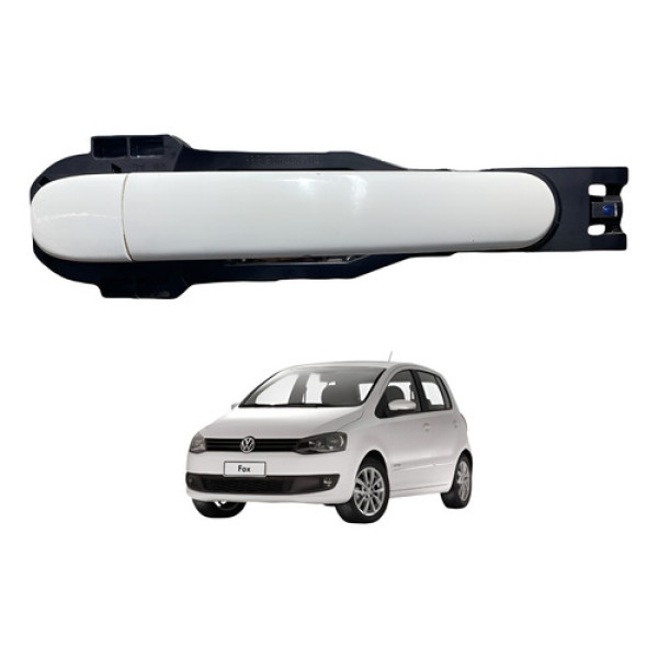 Maçaneta Externa Fox Spacefox 2011 2014 Dianteira Direita Branco Dianteira