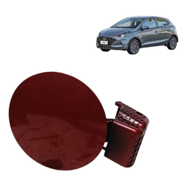 Portinhola Tanque Combustível Hyundai Hb20 2020 2021 2024 Vermelho 2021