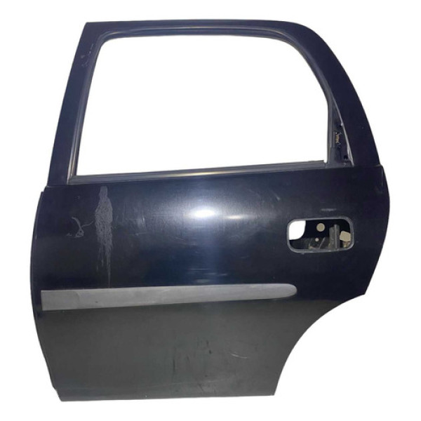 Porta Traseira Esquerda Corsa Classic 2007 2009 2010 Detalhe Traseira Esquerdo Preta