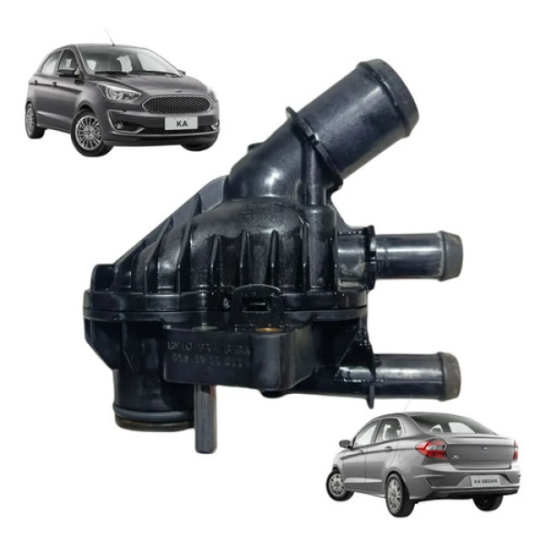 Carcaça Válvula Termostática Ford Ka 1.5 Dragon 2018 / 2021