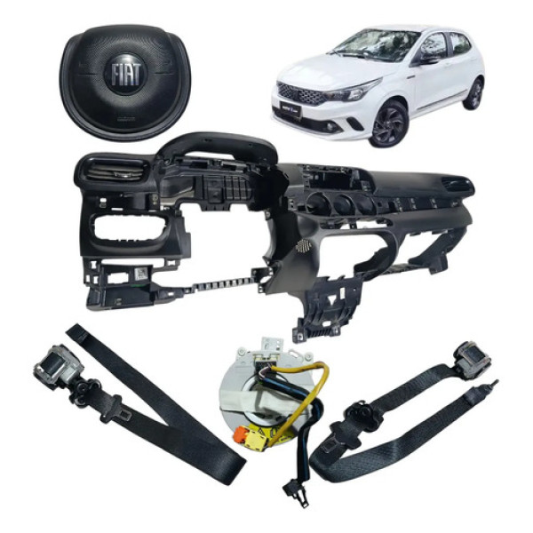 Capa Painel Tabelier Bolsa Volante Fiat Argo 1.0 2021 2022 Preto