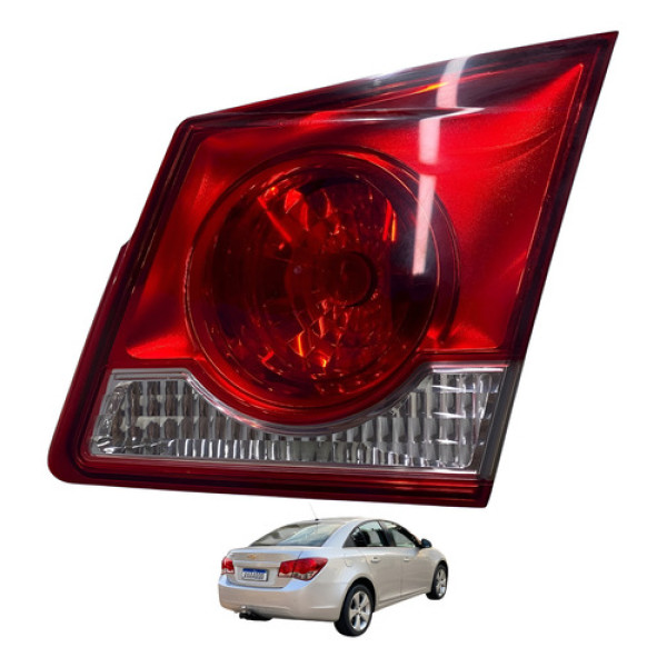 Lanterna Direita Tampa Traseira Cruze Sedan 2012 2013 2016 Direito/passageiro Vermelho