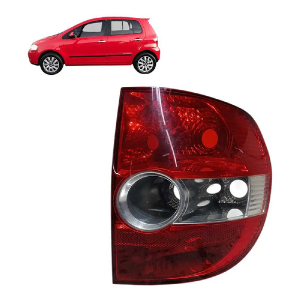 Lanterna Traseira Vw Fox 2003 2004 2005 2006 2010 Direita Direito/passageiro Vermelho