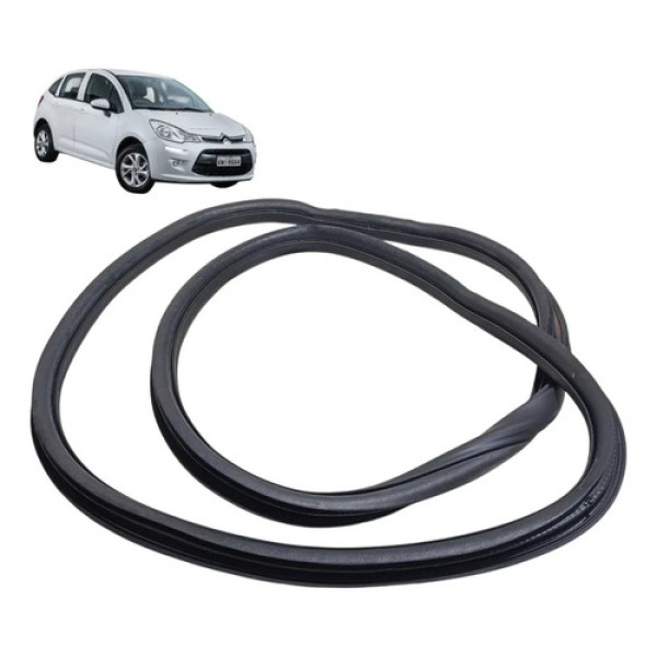Borracha Porta Citroën C3 2013 2014 2019 Traseira Esquerda