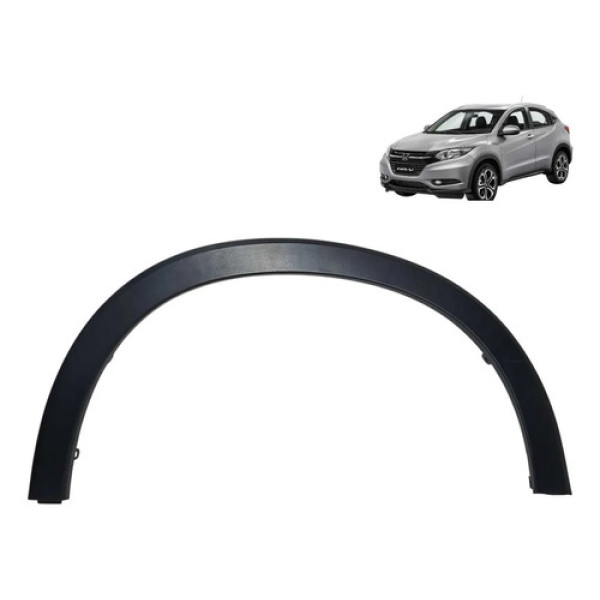 Moldura Paralama Honda Hr-v 2016 2017 2021 Dianteira Direita Preto