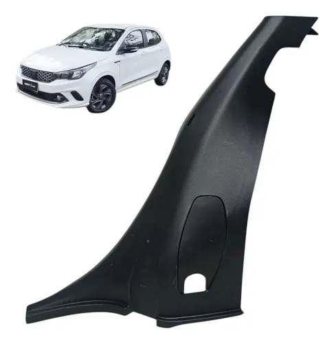 Acabamento Soleira Banco Fiat Argo 2018 2019 / 2023 Direita Preto