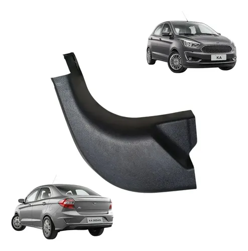 Soleira Interna Dianteira Ford Ka 2015 2016 / 2020 Esquerda Preto
