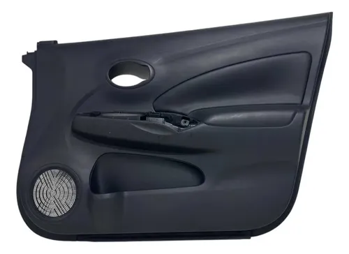 Forro Porta Couro Dianteiro Direito Versa Unique 1.6 2017 Preto