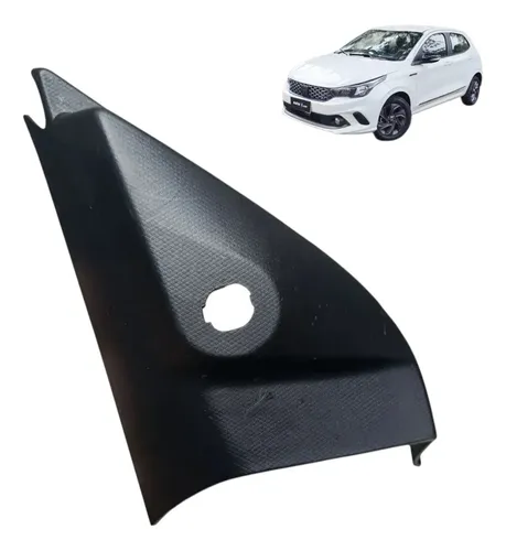 Moldura Interna Retrovisor Fiat Argo 2018 / 2025 Esquerda Preto