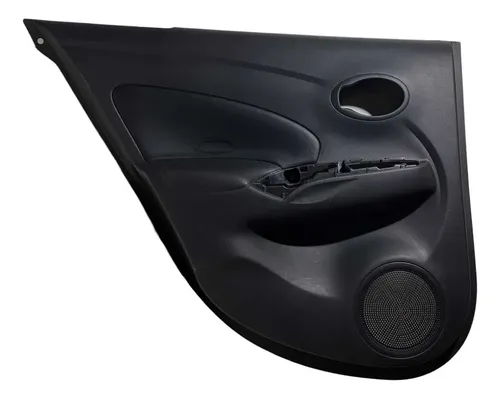 Forro De Porta Nissan Versa 2018 Traseiro Esquerdo Preto