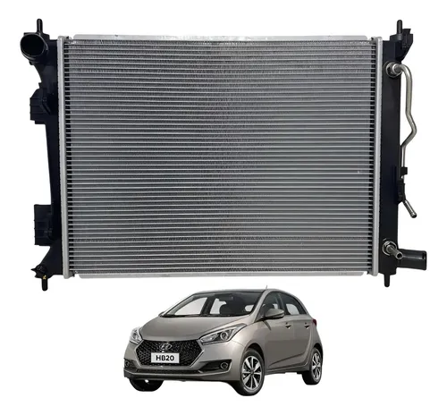 Radiador Água Hyundai Hb20 Automático 2013 2015 2019