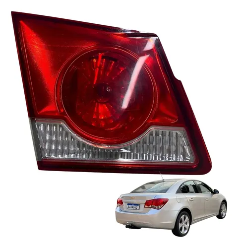 Lanterna Esquerda Tampa Traseira Cruze Sedan 2012 2013 2016 Esquerdo/motorista Vermelha