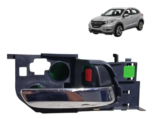 Maçaneta Interna Honda Hr-v 2016 2017 2021 Dianteira Direita Cinza Dianteira