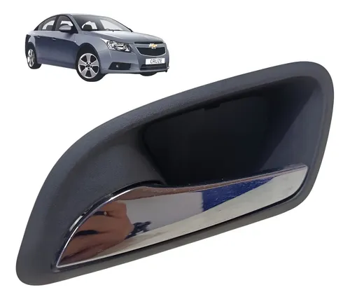Maçaneta Interna Porta Chevrolet Cruze 2013/16 Tras Esquerda Cromo Traseira