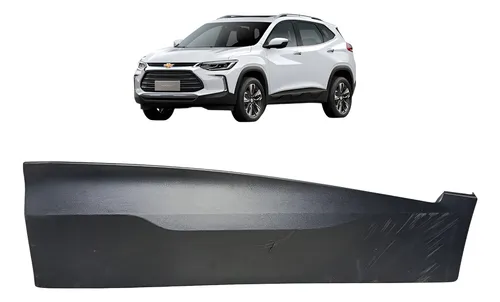 Friso Porta Traseira Esquerda Chevrolet Tracker 2023 Detalhe Preto