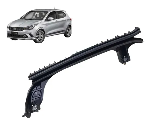 Guia Vidro Fiat Argo 20107 2018 2019 Dianteiro Esquerdo Preto