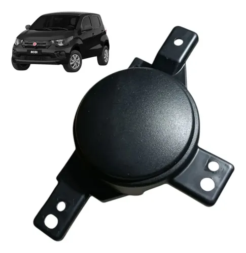 Tampa Moldura Farol Milha Fiat Mobi 2017 Á 2021 Esquerdo Preto Esquerdo