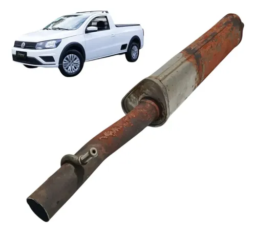 Escapamento Silencioso Intermediário Vw Saveiro 1.6 Msi 2023