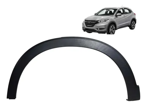 Moldura Paralama Honda Hr-v 2016 2017 2021 Traseira Esquerda Preto
