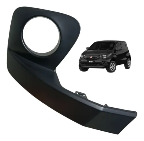 Moldura Farol Milha Mobi Direito 2017 2018 2019 2020 Preto Preto Direito