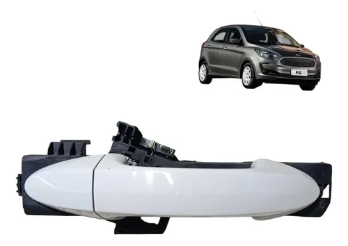 Maçaneta Externa Ford Ka 2015 2016 2020 Traseira Direita Branco Traseira