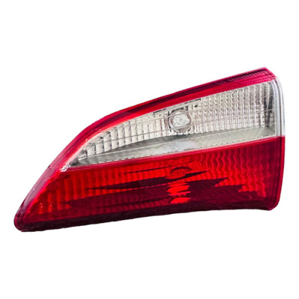 Lanterna Tampa Traseira Ld Hyundai Hb20 Hatch 2012 À 2019 Direito/passageiro Vermelho E Cristal (clear)