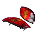 Par Lanternas Traseiras Chevrolet Celta 2001 2002 2003 2005 Ambos Lados Vermelho