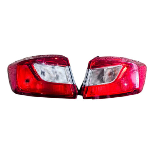 Par Lanternas Traseiras Chevrolet Cruze Lt Sedan 17/20  Ambos Lados Vermelho