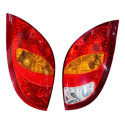 Par Lanternas Traseiras Chevrolet Celta 2001 2002 2003 2005 Ambos Lados Vermelho