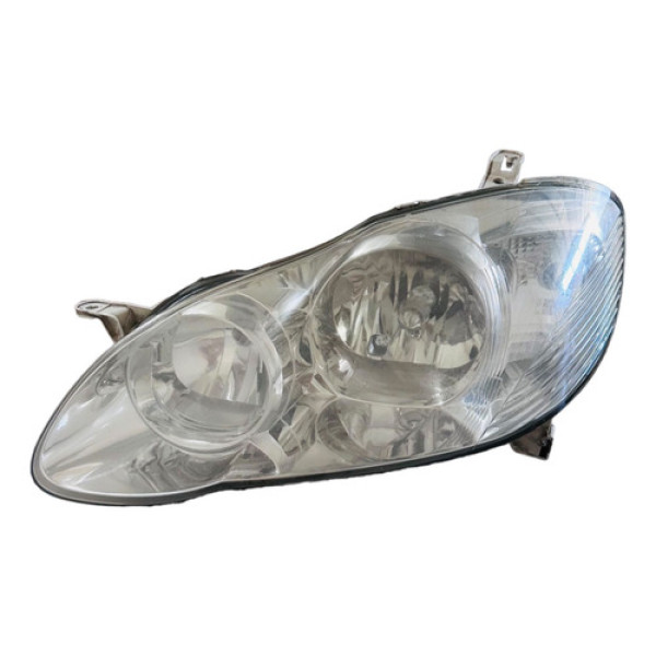 Farol Esquerdo Cromado Toyota Corolla 2005 Ã 2007 Esquerdo/motorista