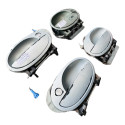 Kit Maçaneta Externa Dianteira Direita Corsa 2008 Cinza Dianteira/traseira