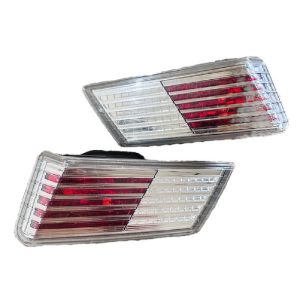 Par Lanternas Tampa Traseira Honda Civic 2012 À 2016 Clear/red
