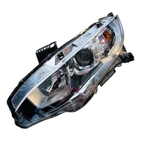 Farol Esquerdo Led Máscara Negra Honda Civic G10 2017 À 2021 Esquerdo/motorista