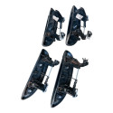 Conjunto Puxadores Externos Clio Ii 2000 A 2015 Preto