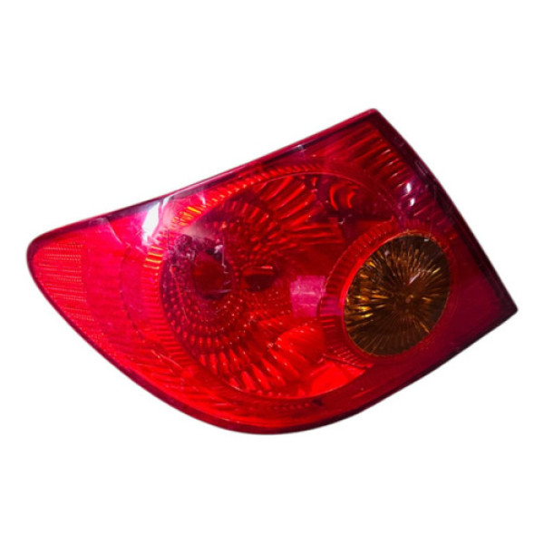 Lanterna Traseira Esquerda Toyota Corolla 2006-2008 Detalhe Esquerdo/motorista Vermelho