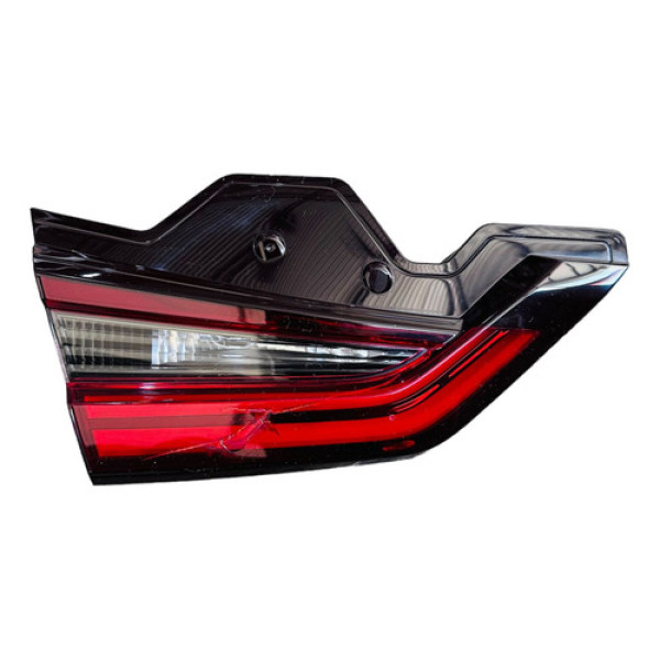 Lanterna Esquerda Tampa Traseira Honda City 2022 À 2024 Esquerdo/motorista Vermelho E Cristal