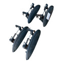 Conjunto Puxadores Externos Clio Ii 2000 A 2015 Preto