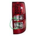 Lanterna Traseira Direita Led Chevrolet S10 Ltz 2012 À 2023 Direito/passageiro Vermelho