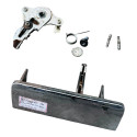 Kit Da Maçaneta Da Tampa Traseira Da S10 Cinza-escuro