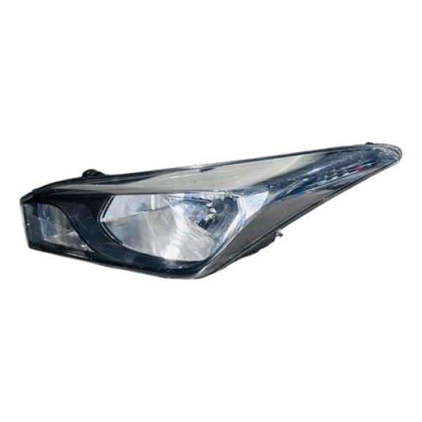 Farol Lado Esquerdo   Mascara Negra Hyundai  Hb20  2019 Esquerdo/motorista