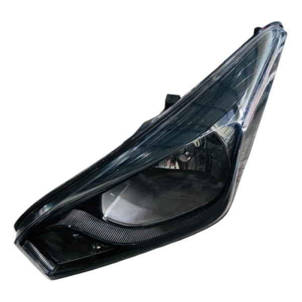 Farol Lado Esquerdo   Mascara Negra Hyundai  Hb20  2013  Esquerdo/motorista