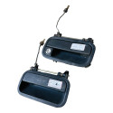 Par Maçaneta Externa Traseira Chevrolet Corsa 1996 A 2003 Preto Traseira