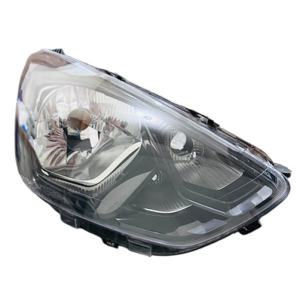 Farol Direito Máscara Negra Ford Ka 2019 À 2023 Direito/passageiro