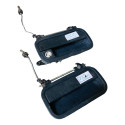 Par Maçaneta Externa Traseira Chevrolet Corsa 1996 A 2003 Preto Traseira