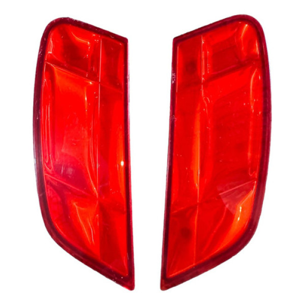 Par Lanternas Tampa Traseira Fiat Siena 2006 À 2009 Vermelho